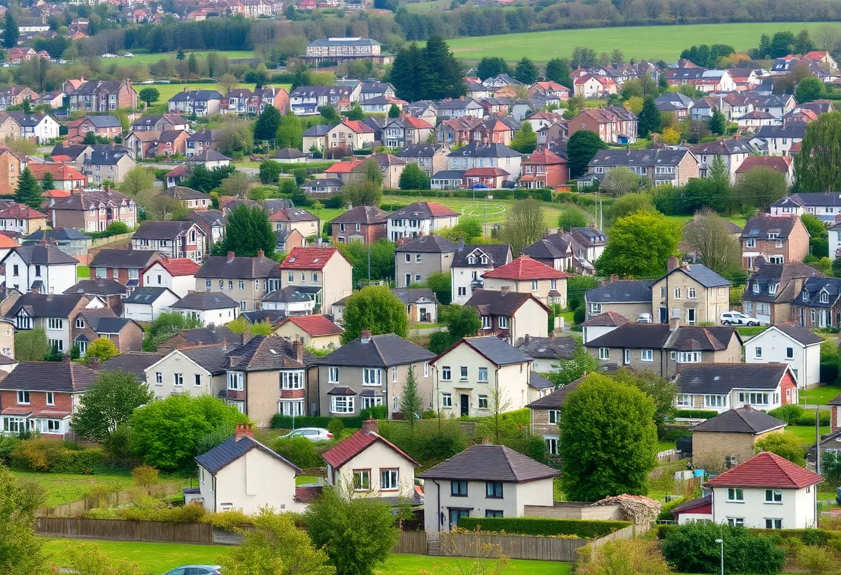 Diverse housing landscapes showcasing regional variability in architecture.