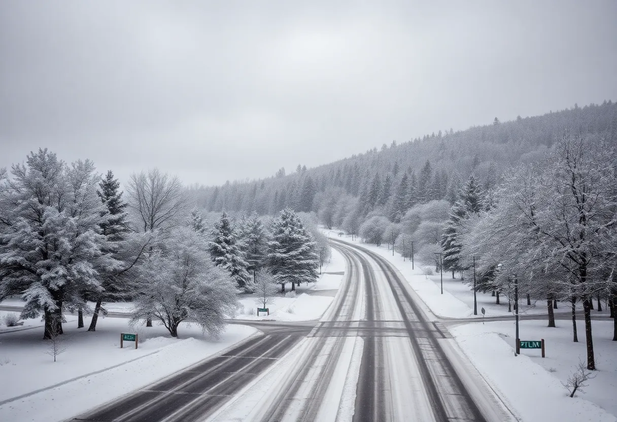 Colorado Winter Storm Scene