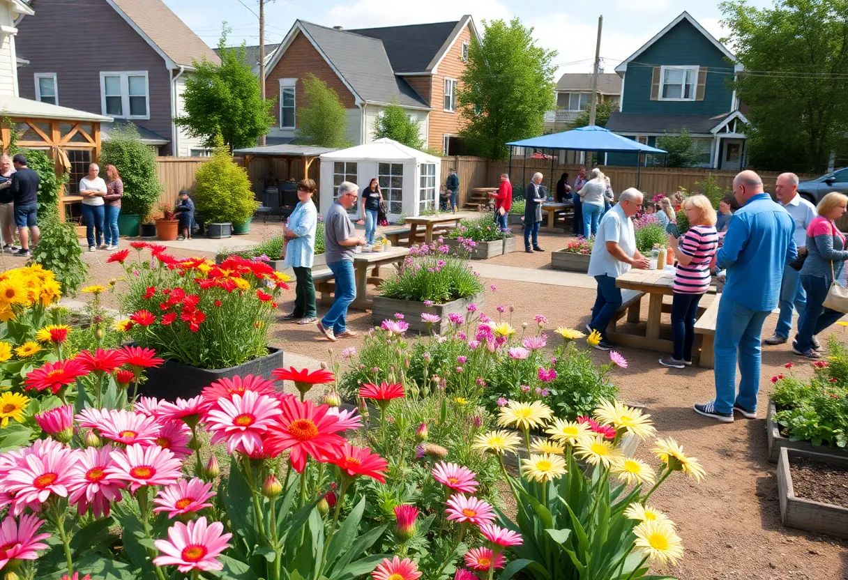 A thriving community garden in Frenchtown, Tallahassee