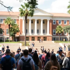 FSU campus gathering honoring Myles Hollander