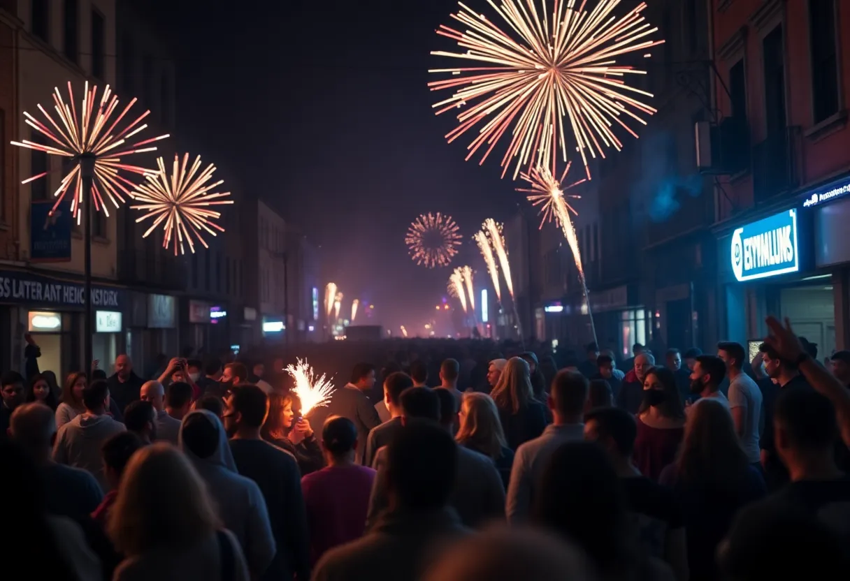 New Year's Celebration in New Orleans