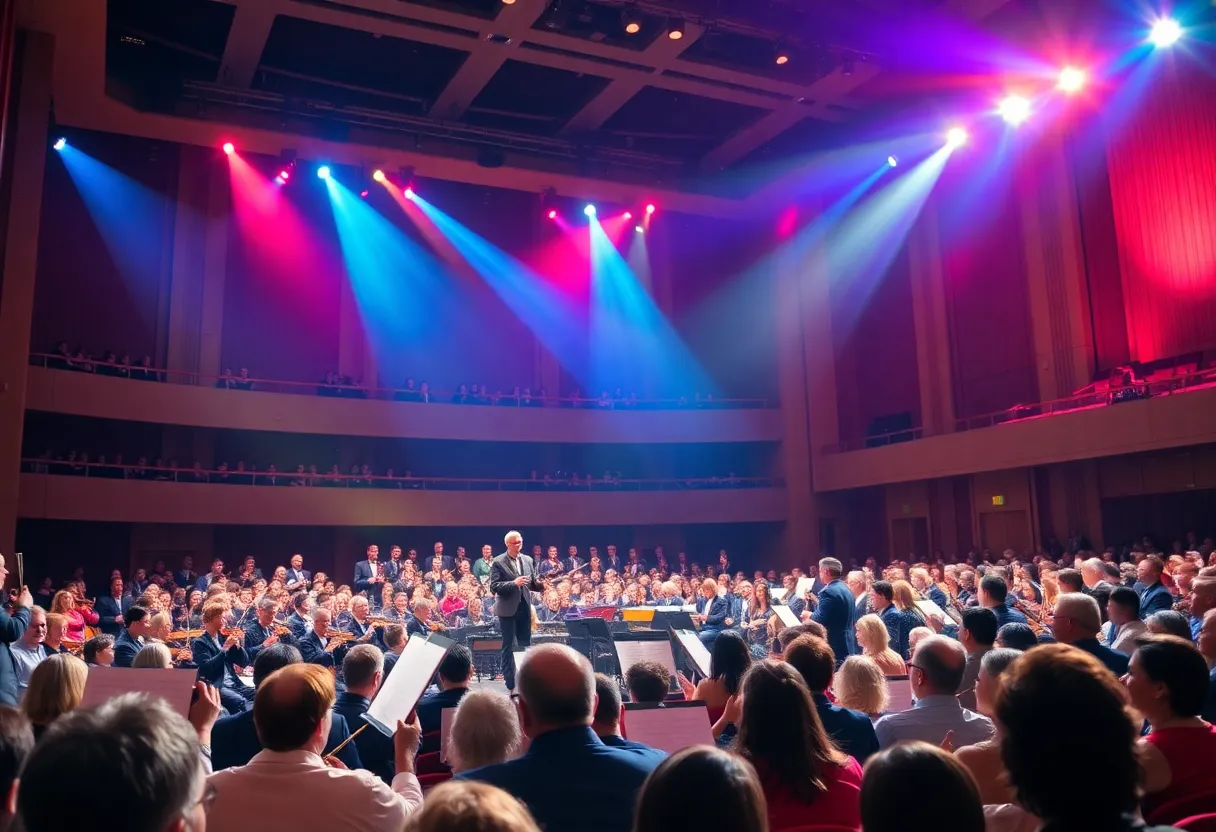 Audience enjoying a symphony concert at FSU's Ruby Diamond Concert Hall