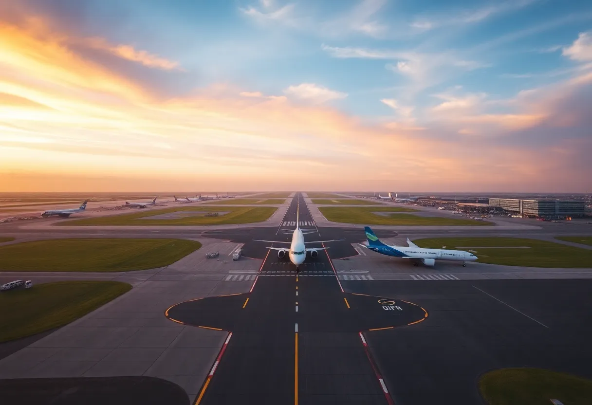 Construction of new taxiways at Tallahassee International Airport