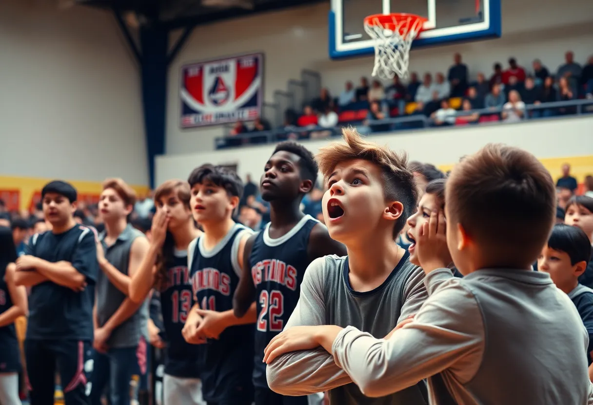 Scene of chaos at a middle school basketball game in Tallahassee