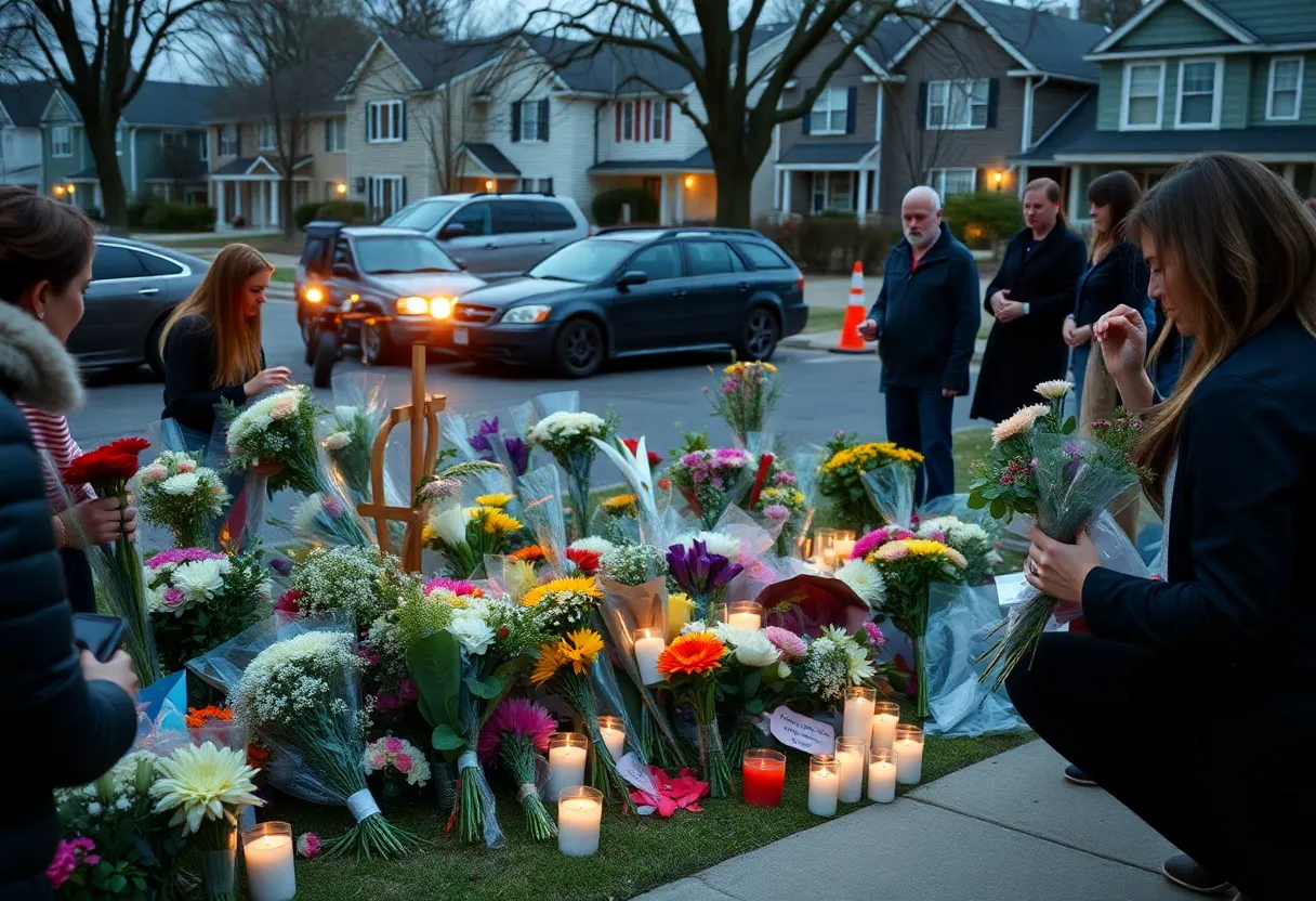 Community members gathered to remember victims of car crashes