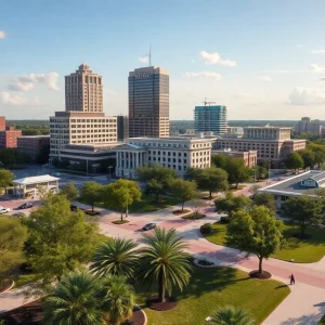 Revitalized parks in downtown Tallahassee