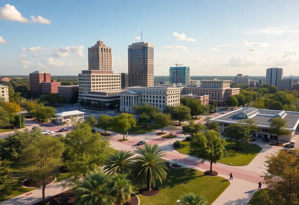 Revitalized parks in downtown Tallahassee