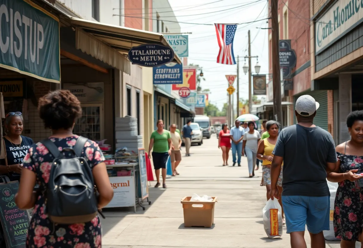 Community members in Leon County engaging in local activities