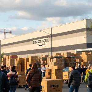 Workers at Amazon Fulfillment Center in Leon County
