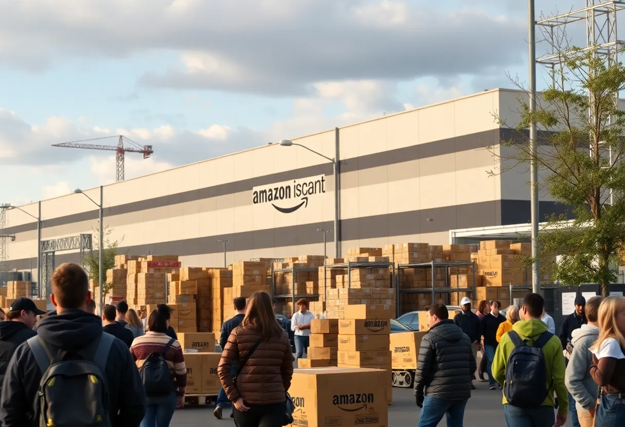 Workers at Amazon Fulfillment Center in Leon County
