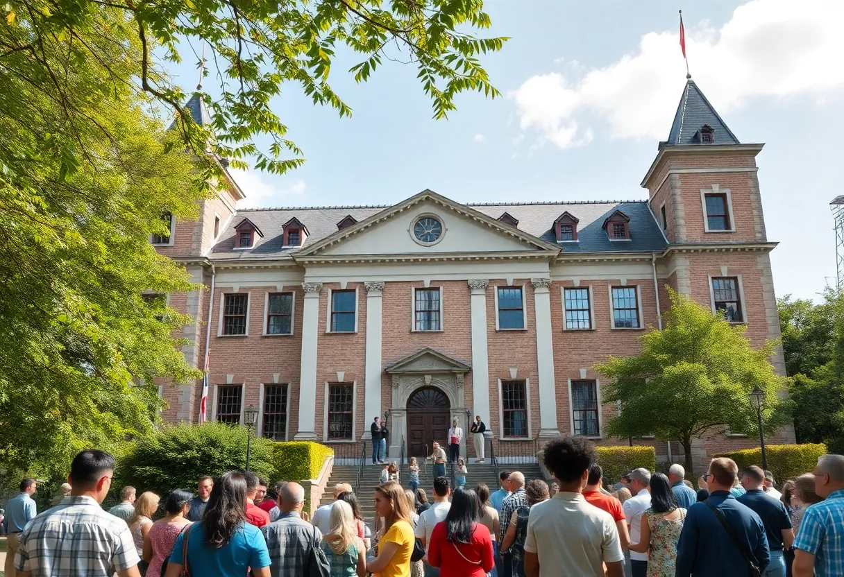 A historic educational building symbolizing Lincoln Academy's legacy.