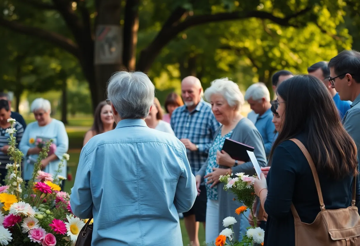 Community members gather to remember Jack Harnett