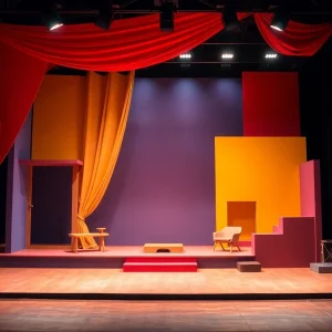 Set design for Southern Shakespeare Company's Romeo and Juliet