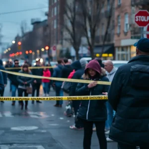 Scene of a shooting incident in Tallahassee, illustrating community grief.