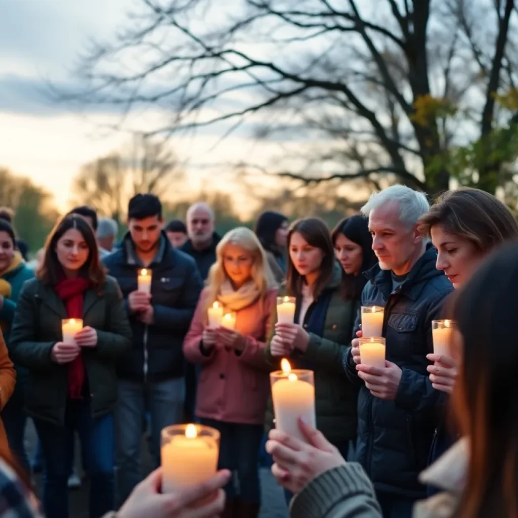 Community gathering in Wakulla County for memorial service