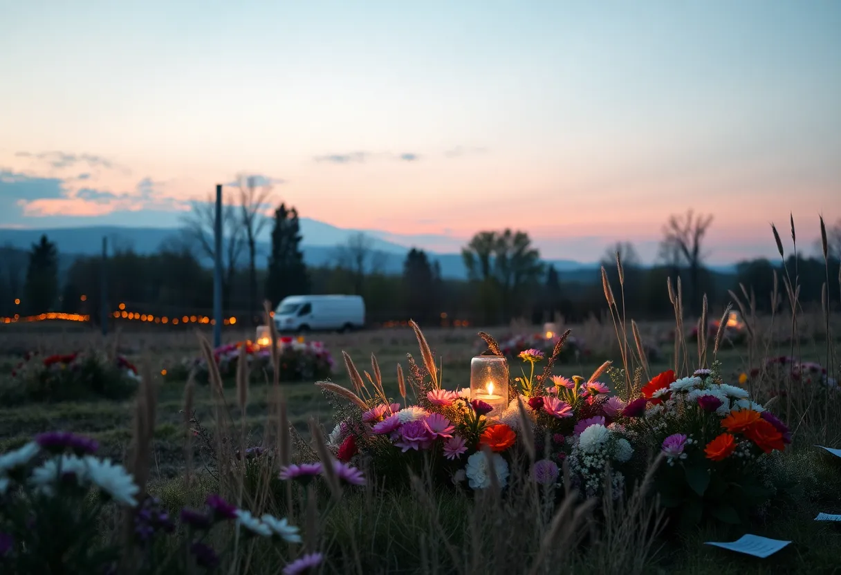 A beautiful landscape symbolizing remembrance and community spirit.