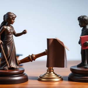 Abstract representation of gender identity and parental rights in education