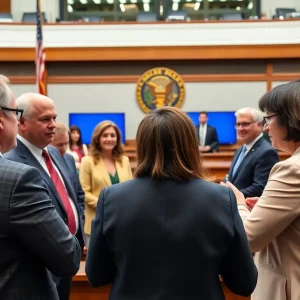 Florida lawmakers in a meeting discussing legislation on term limits