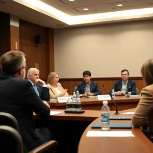 Lake City council members discussing state lobbying issues