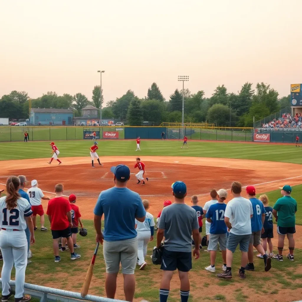 Exciting high school baseball game in Leon County