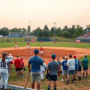 Exciting high school baseball game in Leon County