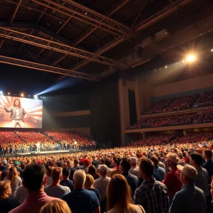 Audience enjoying Parker McCollum concert at Donald L. Tucker Civic Center