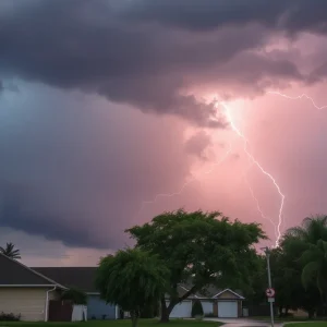 Severe Thunderstorm in Michigan