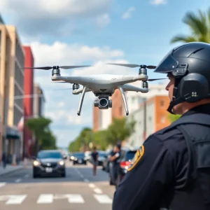 Tallahassee Police Department using AI technology and drones for improved safety.