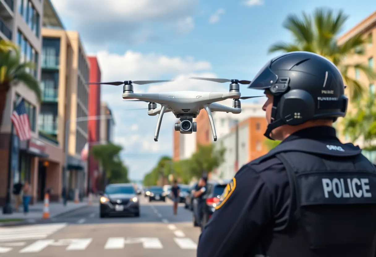 Tallahassee Police Department using AI technology and drones for improved safety.