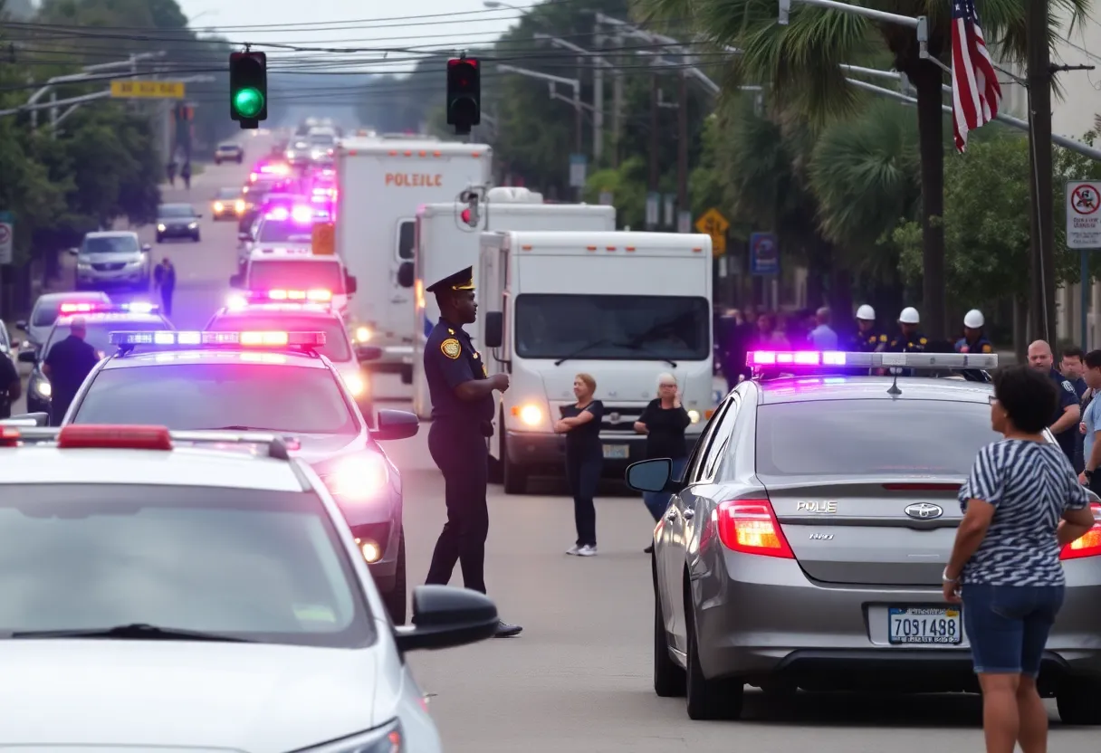 Tallahassee police responding to incidents with vehicles and officers