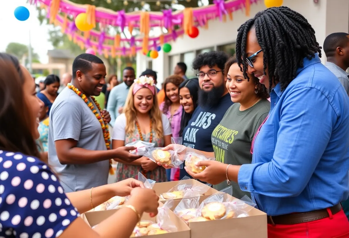 Community members engaging in random acts of kindness in Tallahassee