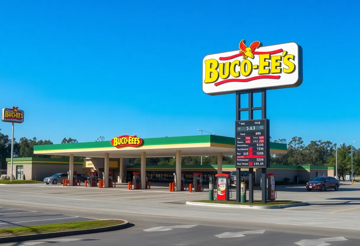 Rendering of Buc-ee's travel center in Tallahassee, Florida