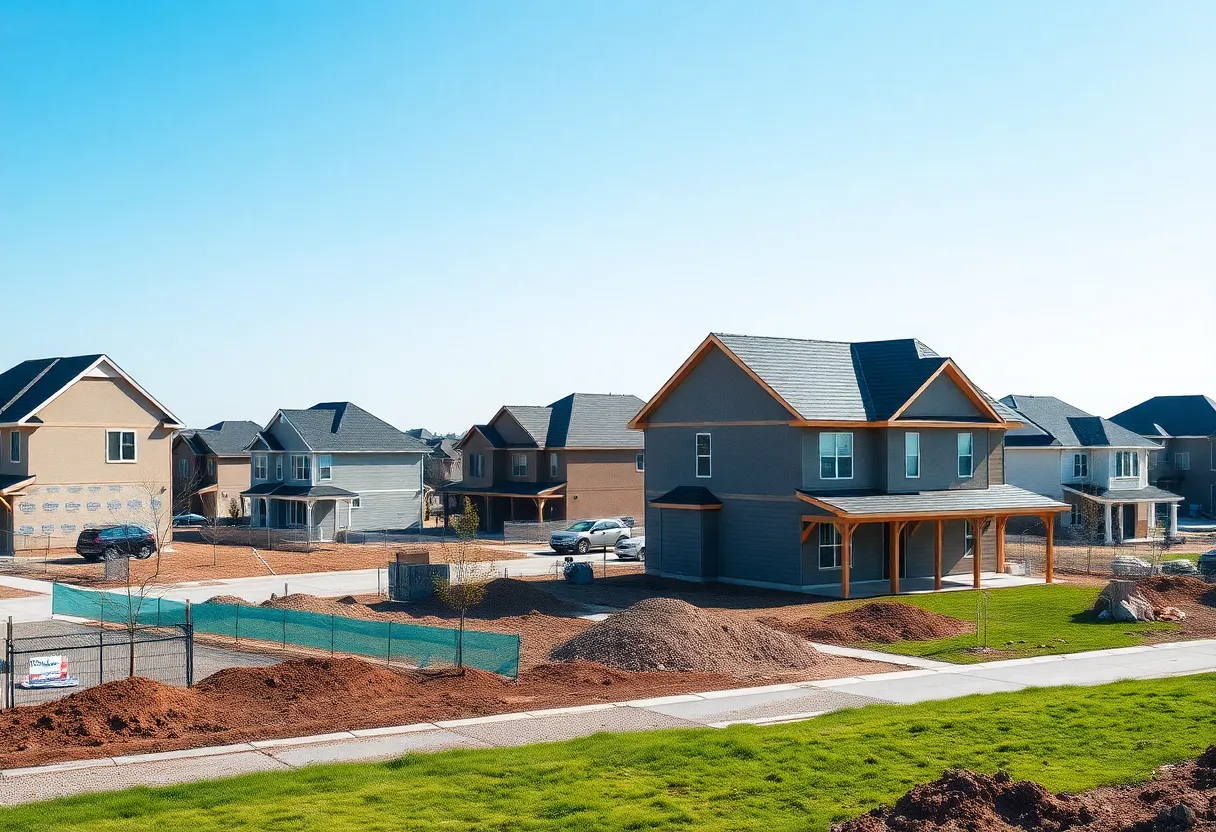 Construction of new homes in Leon County