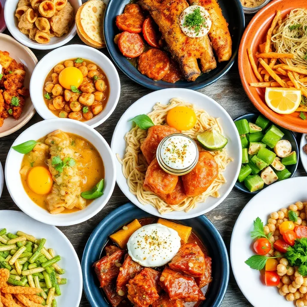 A variety of dishes from Tallahassee's local restaurants