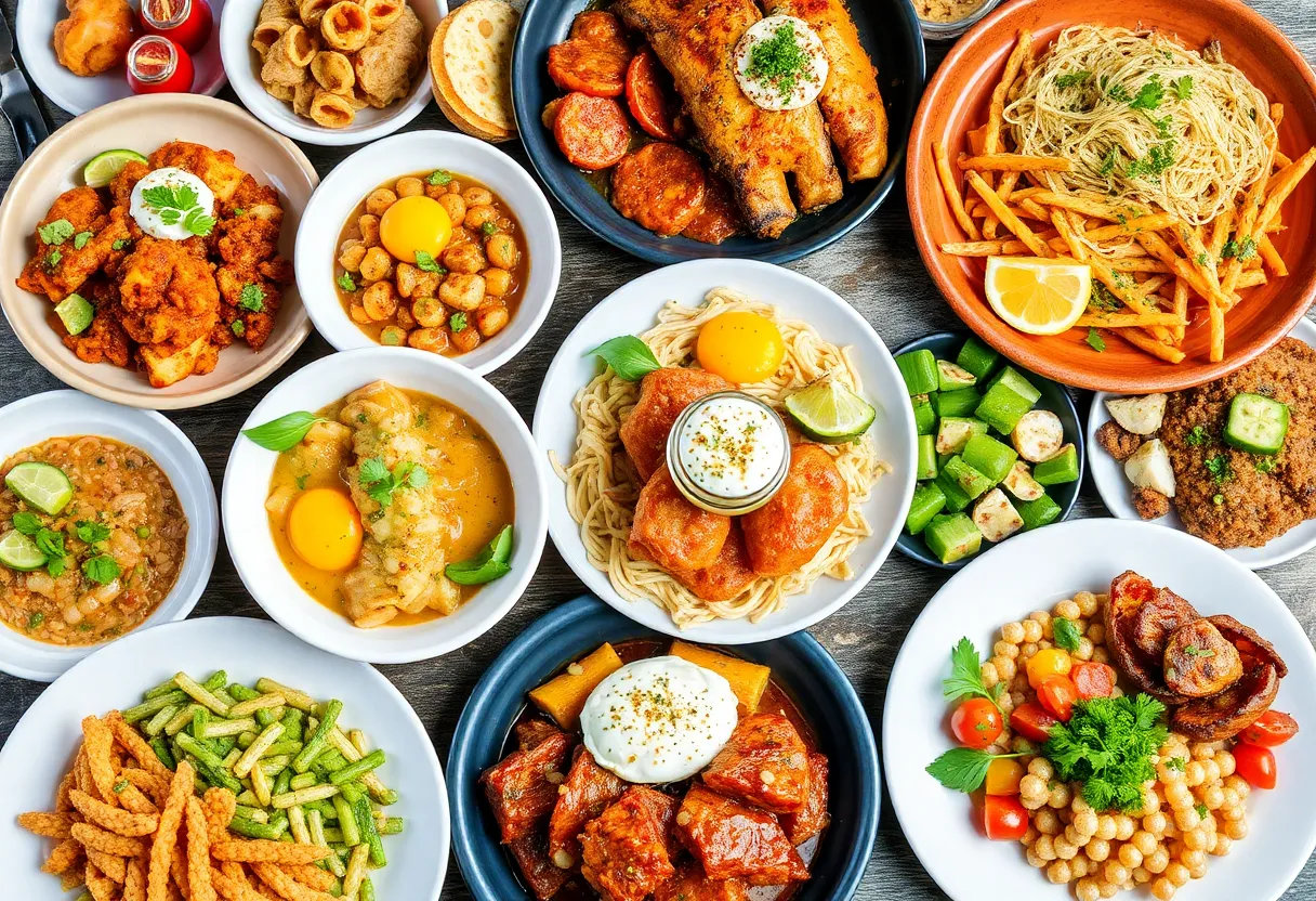 A variety of dishes from Tallahassee's local restaurants
