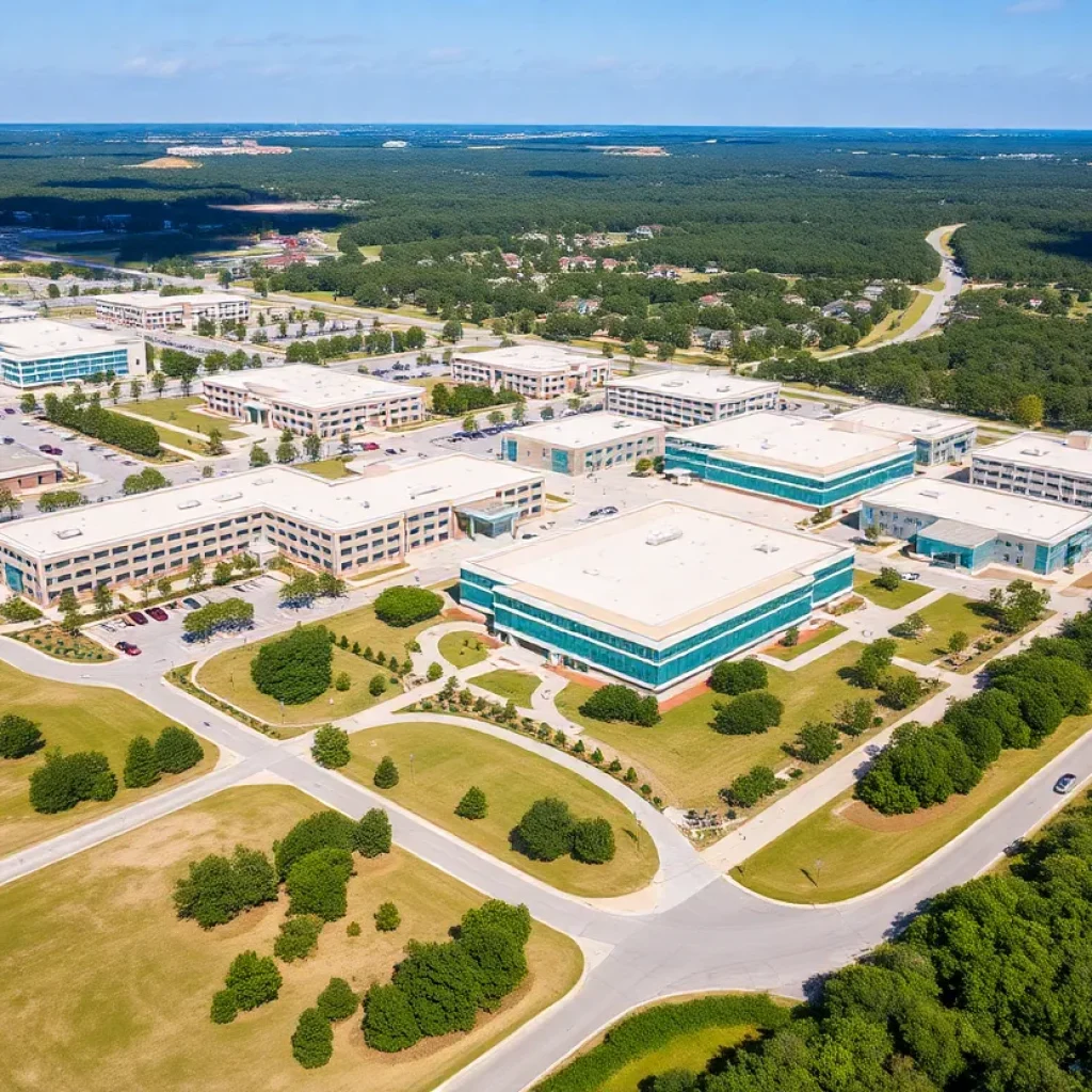 Aerial view of Tallahassee Memorial Healthcare