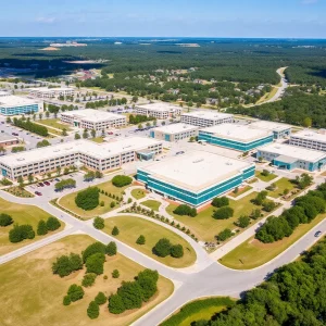 Aerial view of Tallahassee Memorial Healthcare