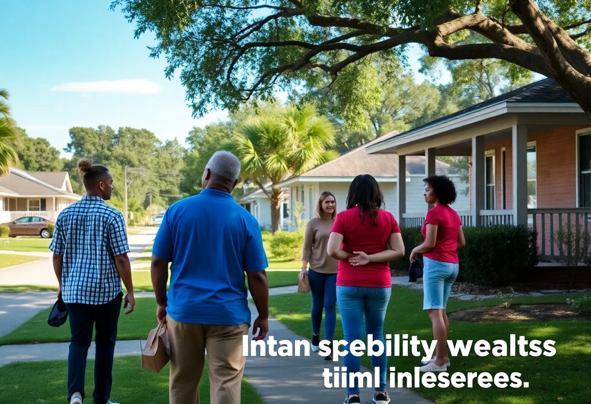 A serene view of a Tallahassee neighborhood