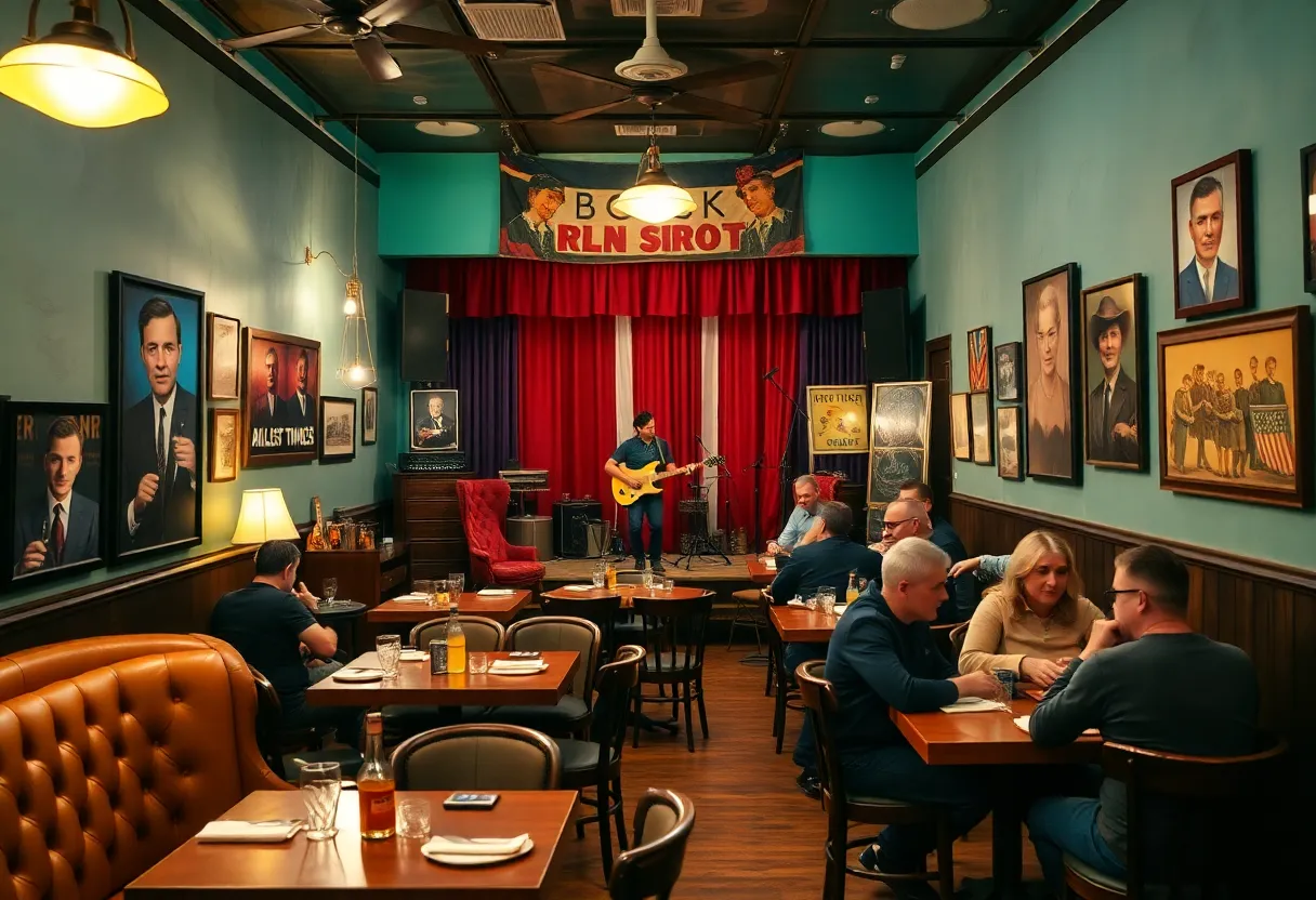 Cozy dining area at The Filibuster in Tallahassee