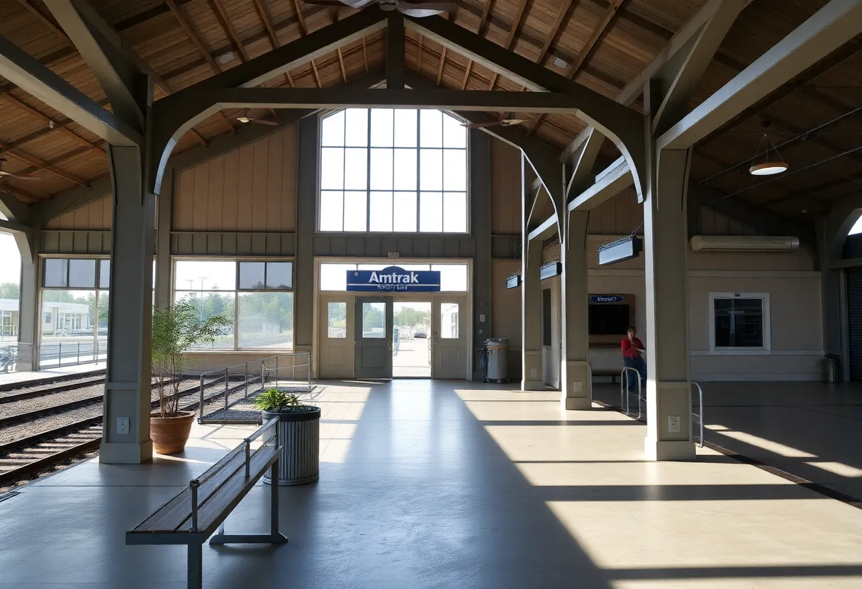 Restoration efforts for the Amtrak Station Visitor Center in Leon County