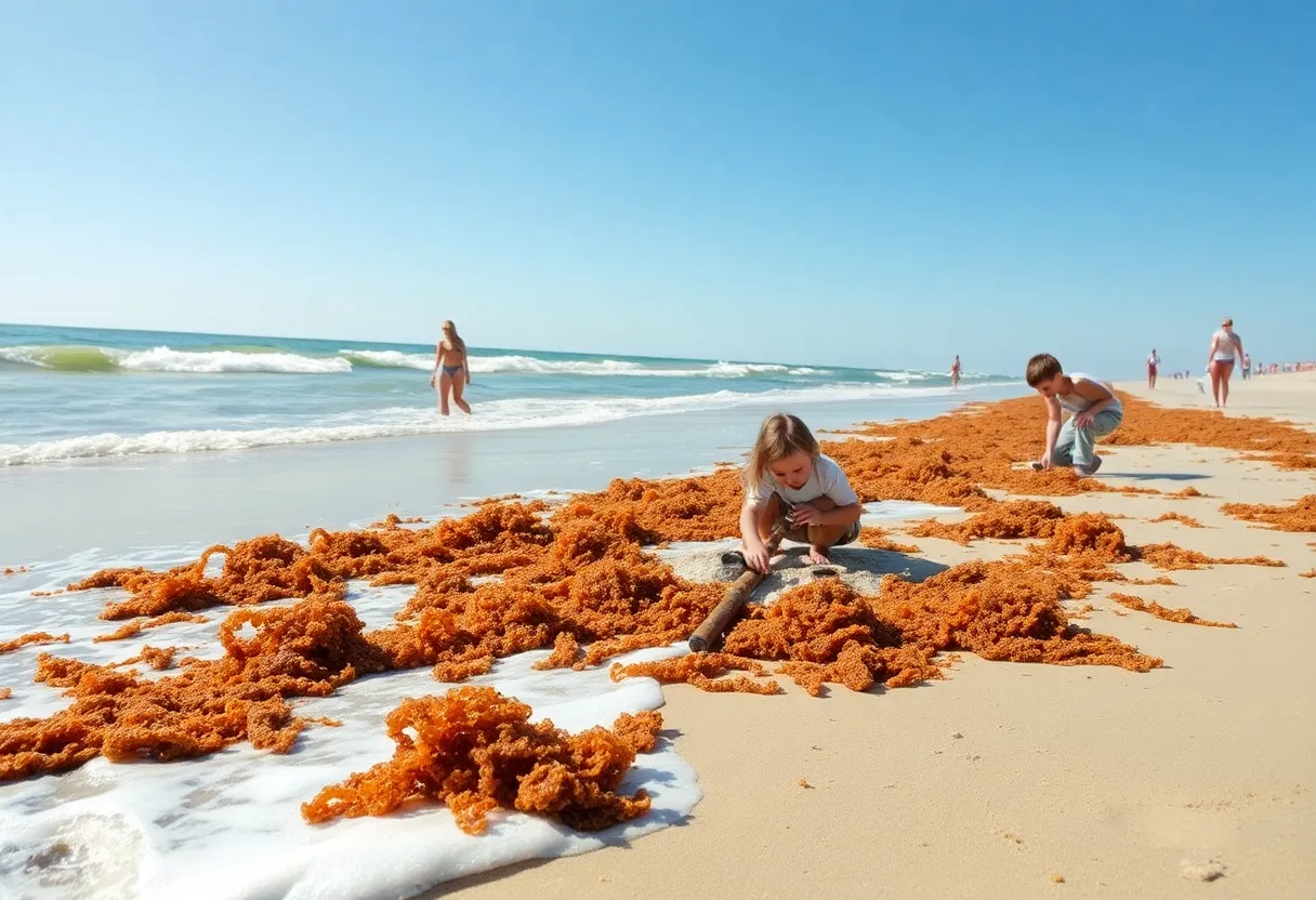 Florida's Beaches with Sargassum