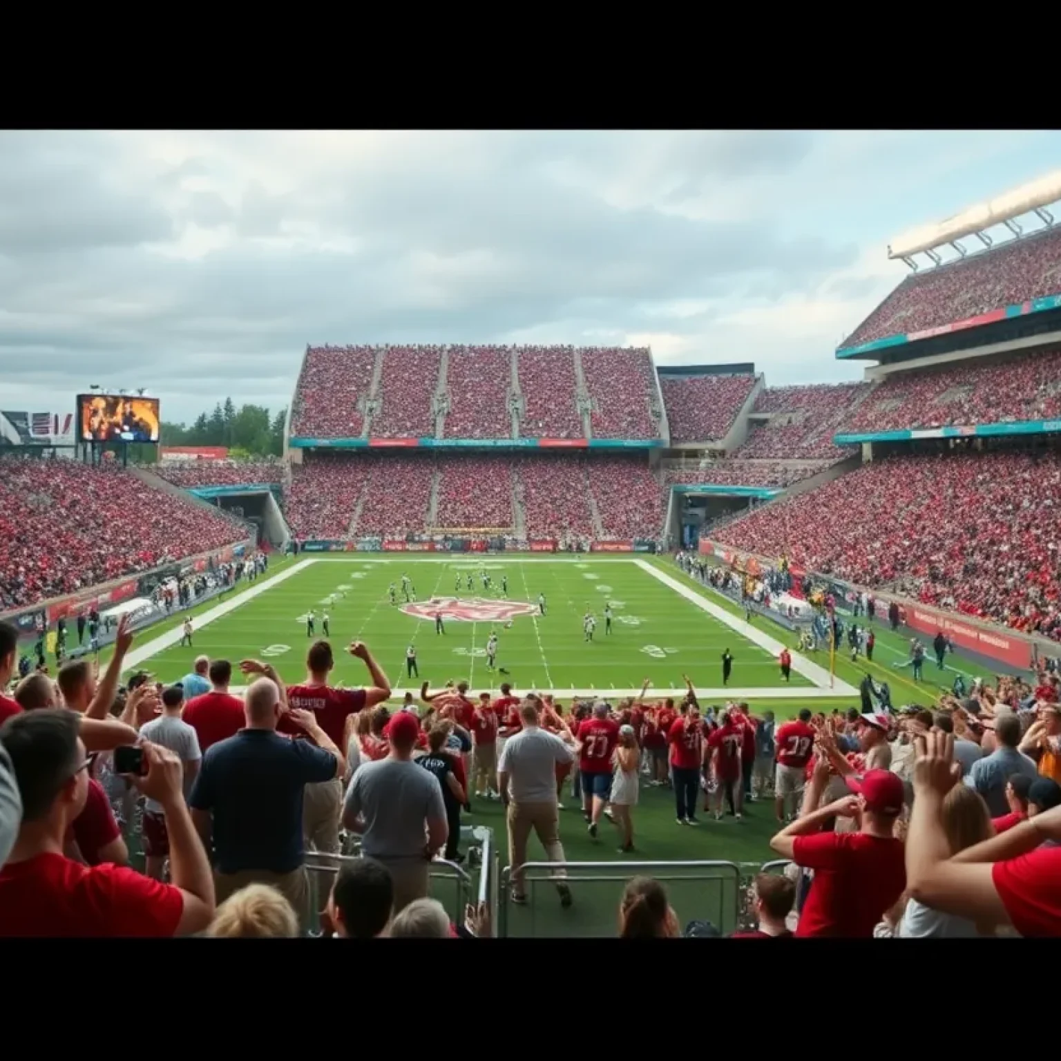 Crowd at Florida State University football game