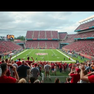 Crowd at Florida State University football game