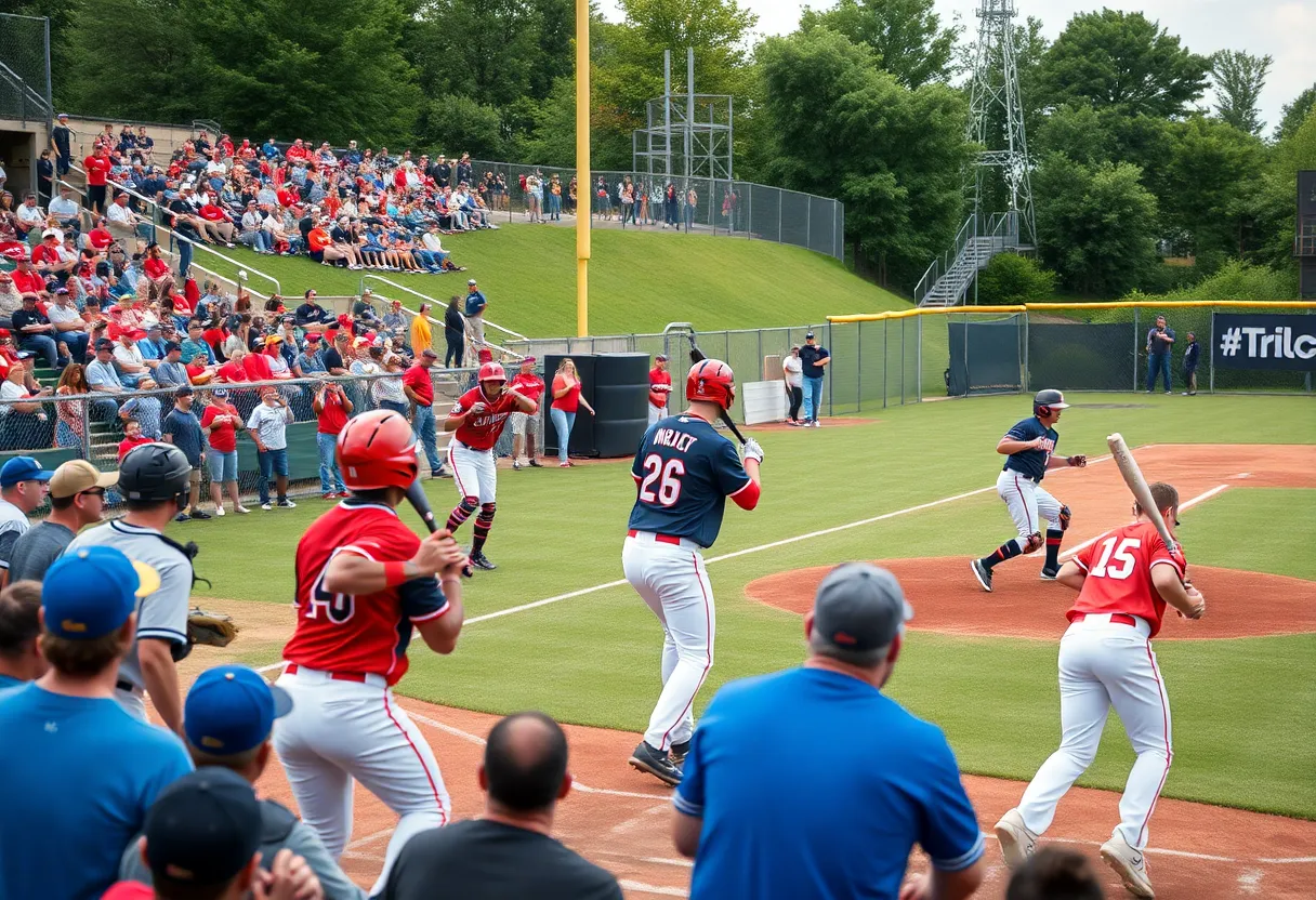 FSU baseball team competing against Clemson