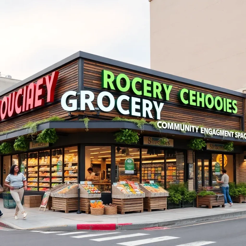 Rendering of the new Griffin Heights Grocery Store in Tallahassee