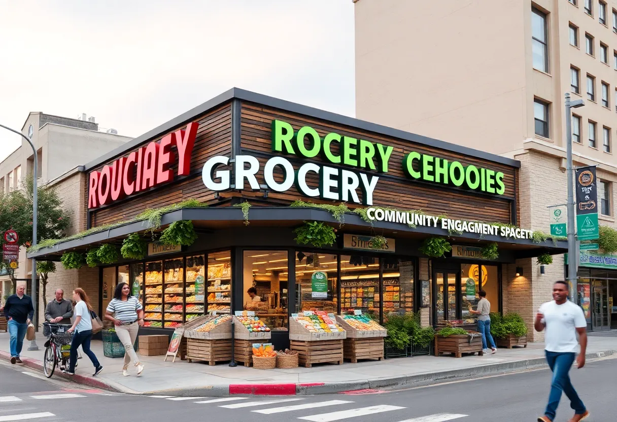 Rendering of the new Griffin Heights Grocery Store in Tallahassee