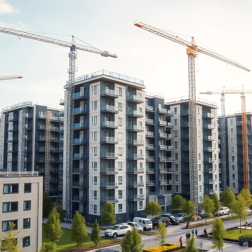 Construction of Lake Bradford Apartments