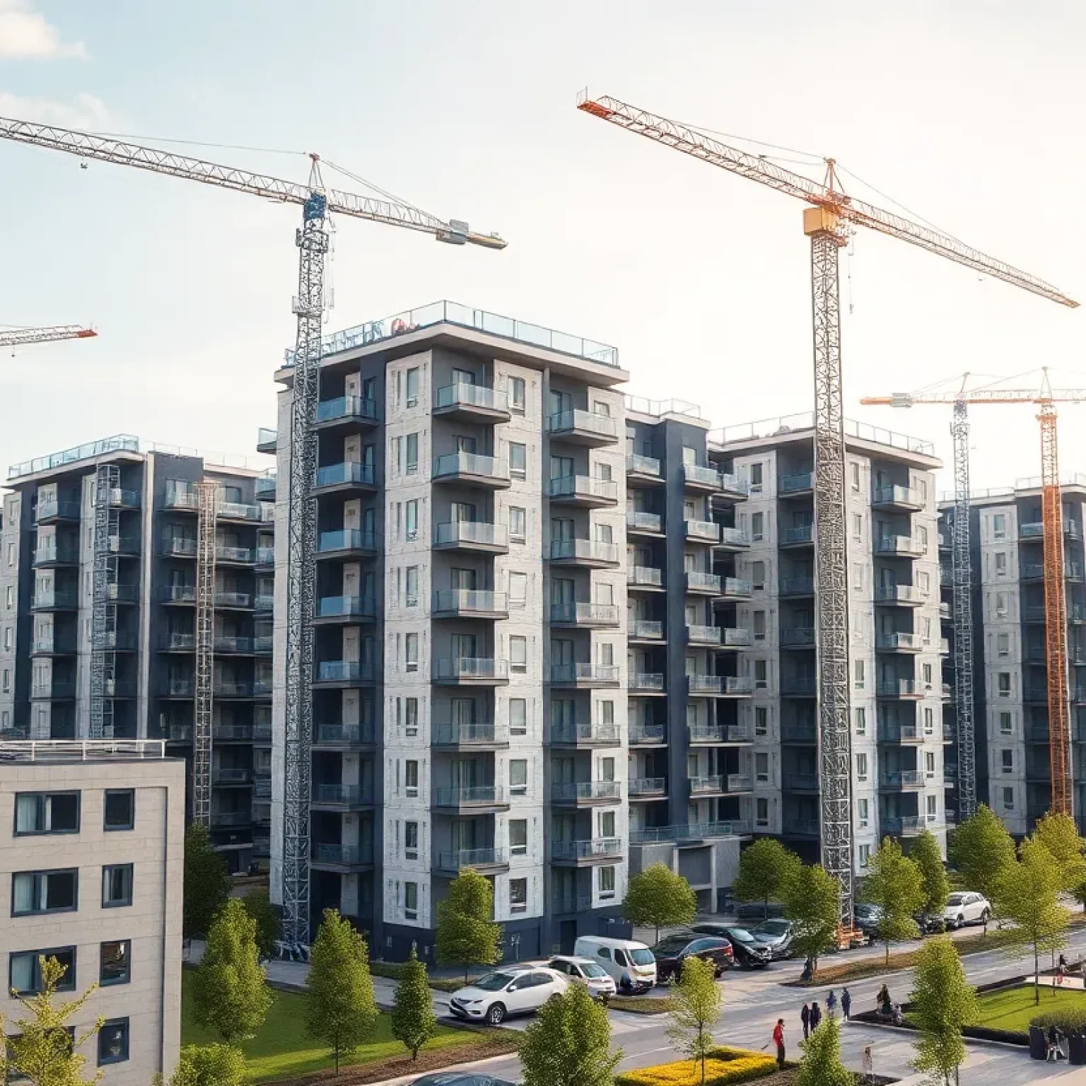 Construction of Lake Bradford Apartments
