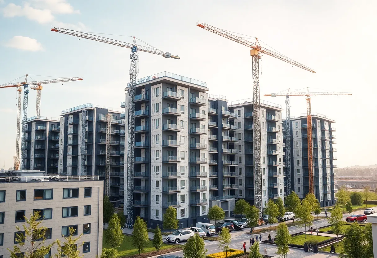 Construction of Lake Bradford Apartments