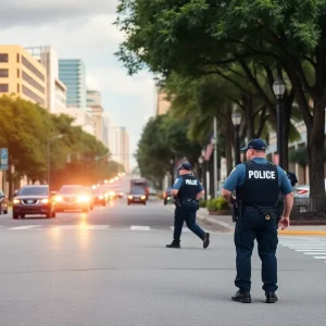 Cityscape of Tallahassee depicting community safety